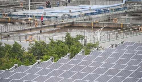 太陽能光伏組件生產線在福建光伏發電污水廠的應用